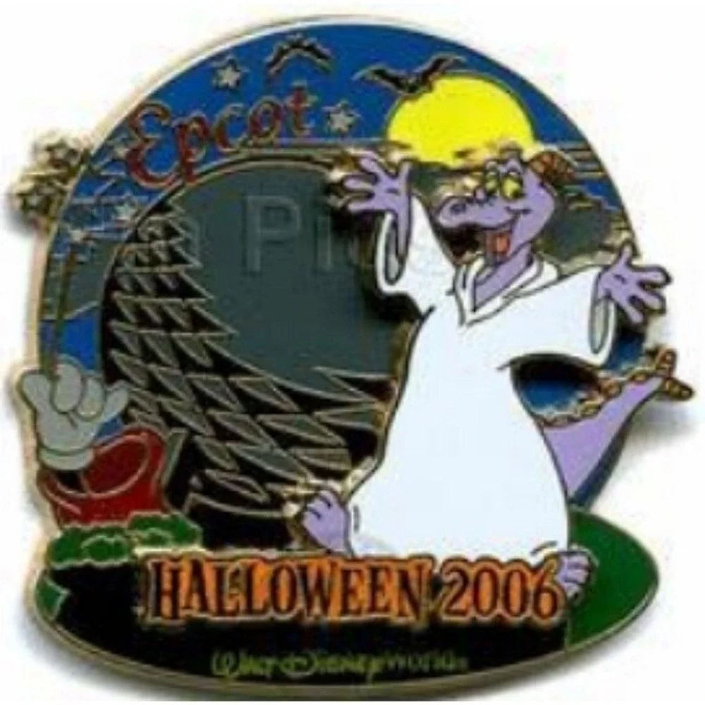 Disney Pin  Figment Spaceship Earth Haunted Halloween 2006 LE 2000 49732 WDW‎
